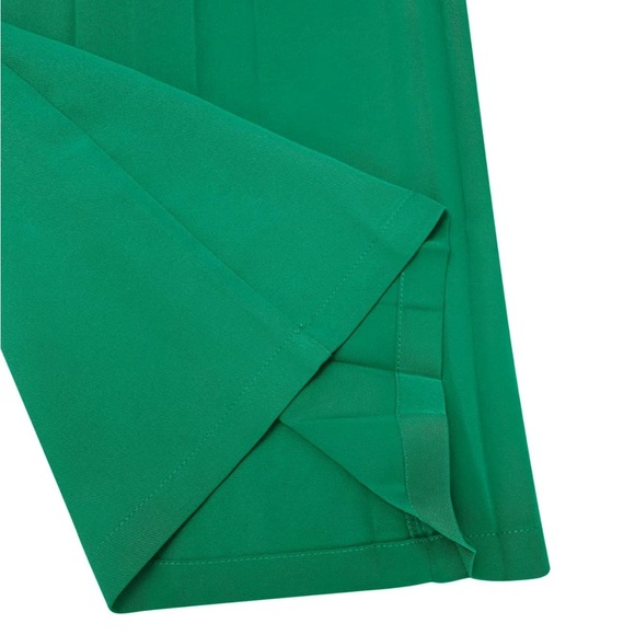 High-Waist - Wide-Leg Pants in Luxurious Green - NWT - Picture 4 of 9